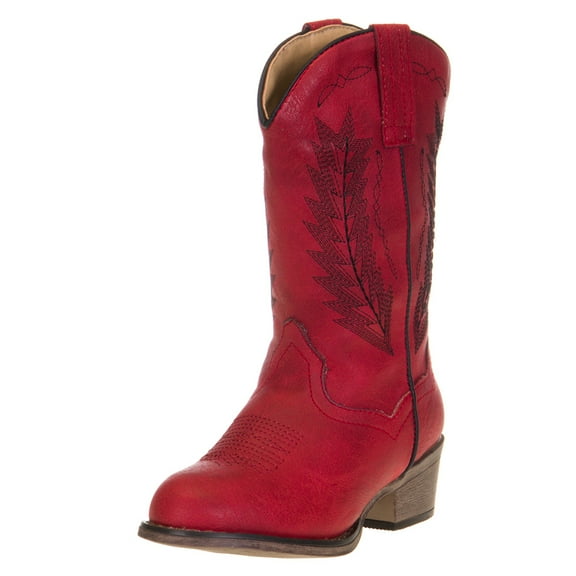 Roper Boys Kids Taylor Red Round Toe Boot