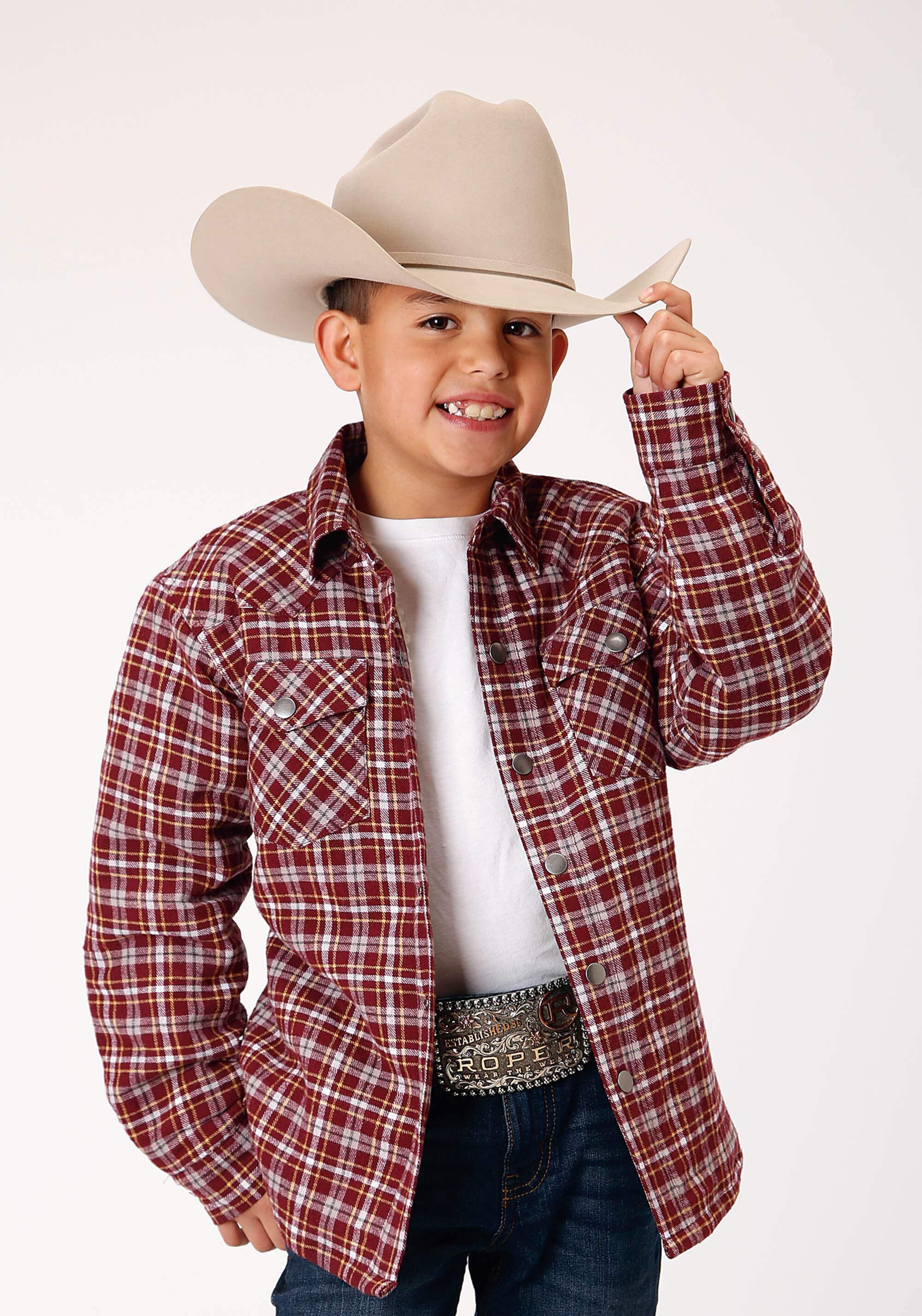 Roper - Boys Long Sleeve Western Shirt
