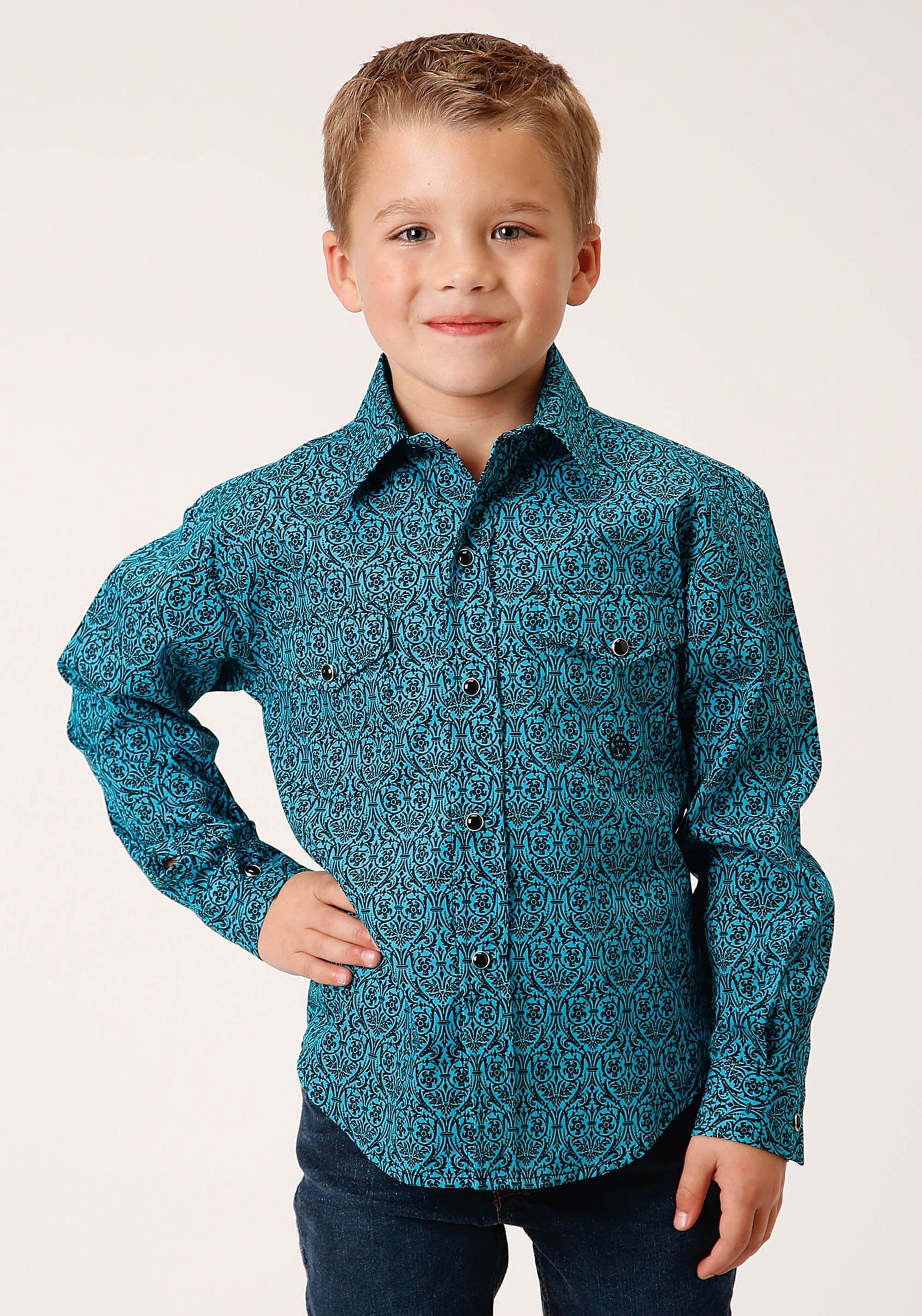 Roper - Boys Long Sleeve Western Shirt main image 0