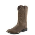 Roper Western Boots Boys Monterey Leather Tan 0901809113087 TA