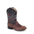 thumbnail image 1 of Roper Boys Spider Web Light Up Round Toe Cowboy   Mid Calf Boots, 1 of 5