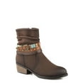 thumbnail image 1 of Roper Burnished Womens Brown Faux Leather Libbie Fashion Boots 8.5, 1 of 7
