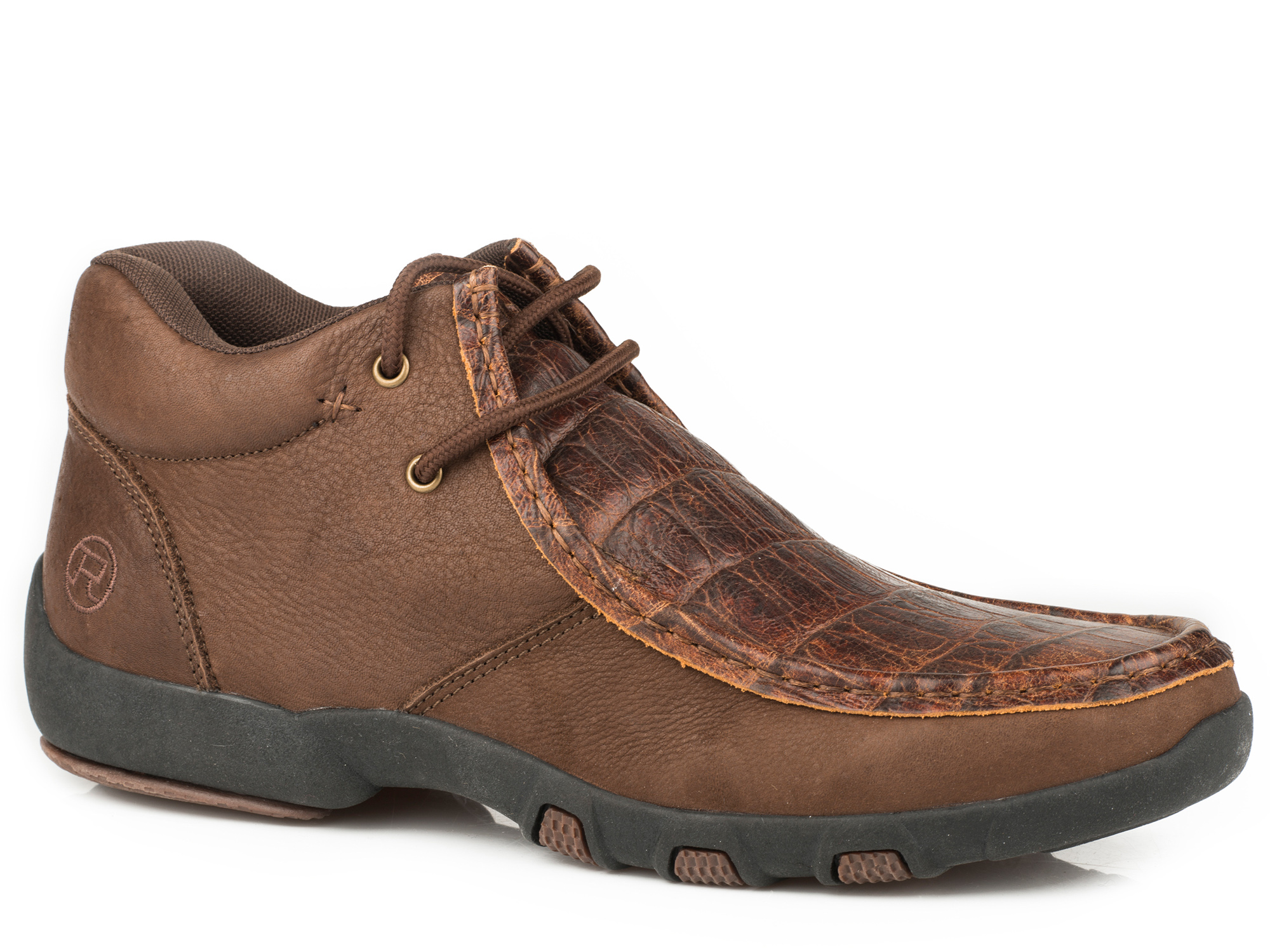 Roper Chukka Brown Leather Embossed - Footwear Men's   - 09-020-1780-2090Br - image 1 of 1