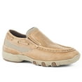 thumbnail image 1 of Roper Crew Kids Boys Tan Leather Slip-On Shoes 10, 1 of 2