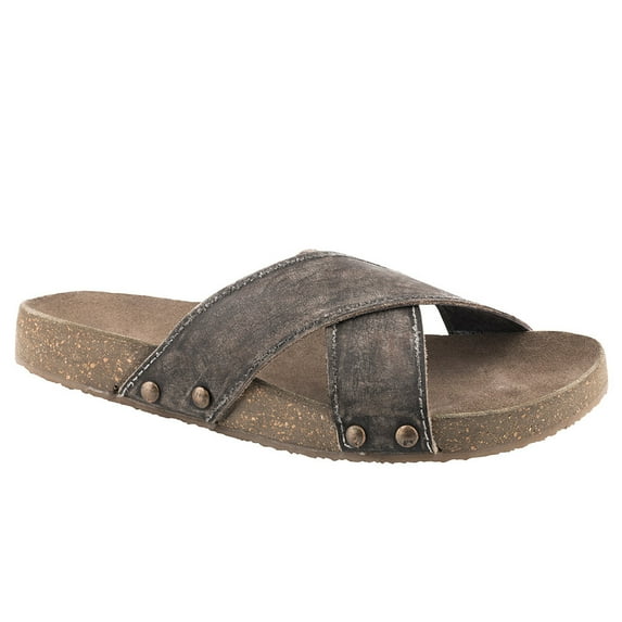Roper Footwear Womens Roper Women`s Sanded Cross Band Sandal 10 Brown