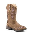 thumbnail image 1 of Roper Girls Glitter Gypsy Square Toe Cowboy    Casual Mid Calf Boots, 1 of 5