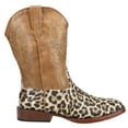 thumbnail image 1 of Roper Girls Glitter Leopard Square Toe Cowboy   Mid Calf Boots, 1 of 5
