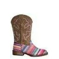 thumbnail image 1 of Roper Boys  Roper Glitter Serape Square Toe Boot 9 M Tan, 1 of 5
