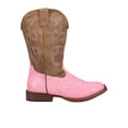 thumbnail image 1 of Roper Girls Glitter Square Toe Pull On Cowboy   Mid Calf Boots, 1 of 5