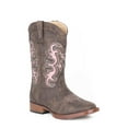 thumbnail image 1 of Roper Girls Lexi Rhinestone Square Toe Cowboy   Mid Calf Boots, 1 of 5