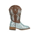 thumbnail image 1 of Roper Girls Starlet Tooled Inlay Square Toe Cowboy   Mid Calf Boots, 1 of 5
