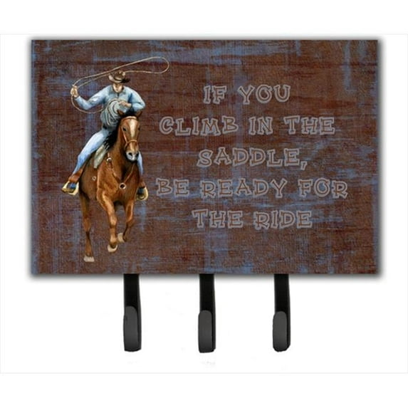 Roper Horse If You Climb In The Saddle- Be Ready For The Ride Leash Or Key Holder