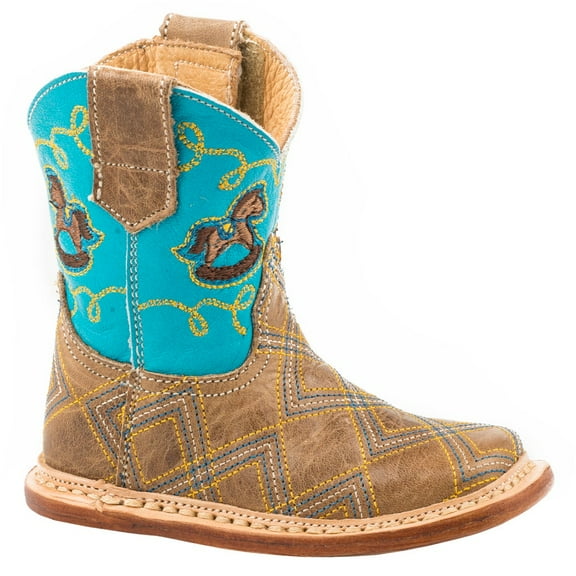 Roper  Infant Boys Cowbaby Blue Rockin Horse   Casual Boots   Ankle