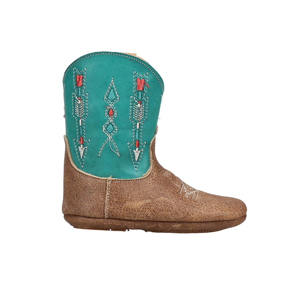 Roper Infant Girls Cowbabies Arrow Embroidered Square Toe Casual