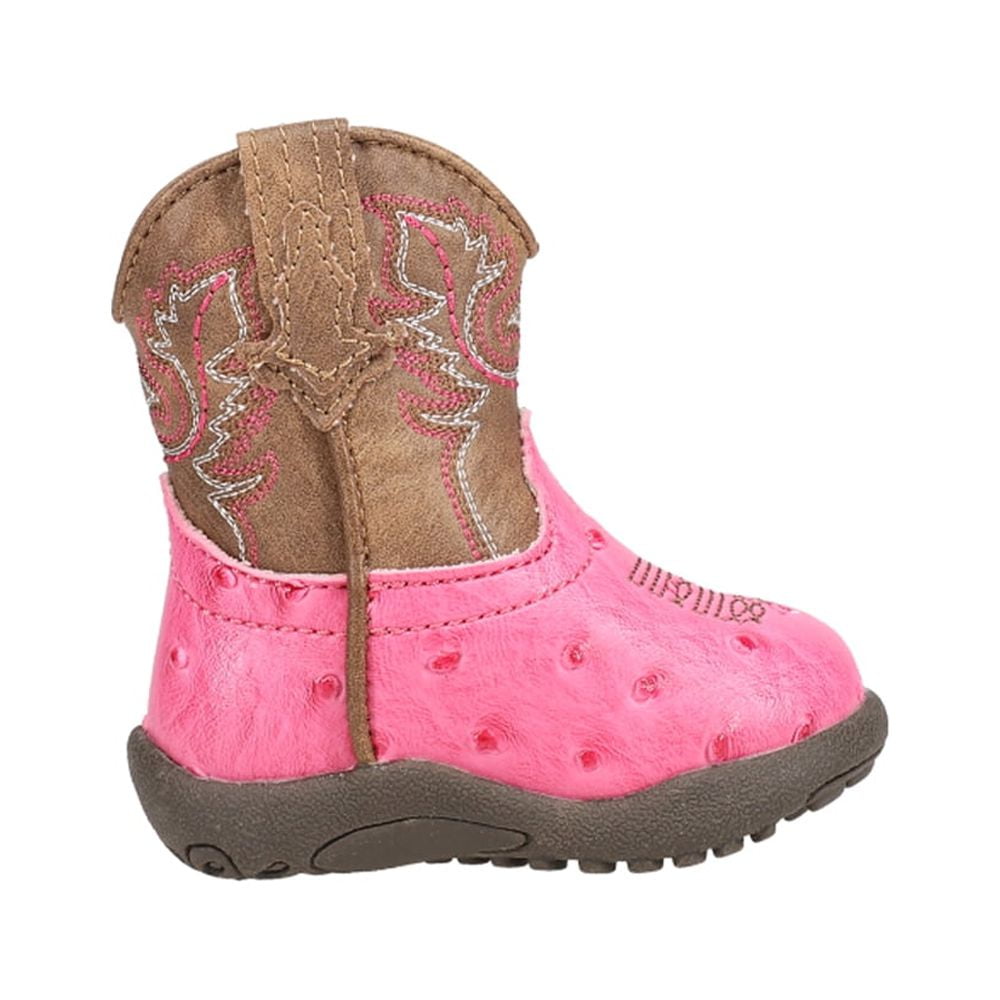 Roper Girls Cowbaby Annabelle Round Toe Cowboy Mid Calf Boots