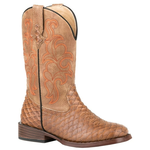 Roper Kids Boys Viper Crocodile Boots Ankle