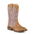 thumbnail image 1 of Roper  Kids Girls Glitter Geo Square Toe Cowboy   Casual Boots   Mid Calf, 1 of 5