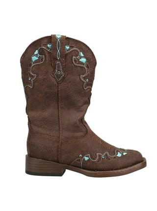Square toe boots store for girls