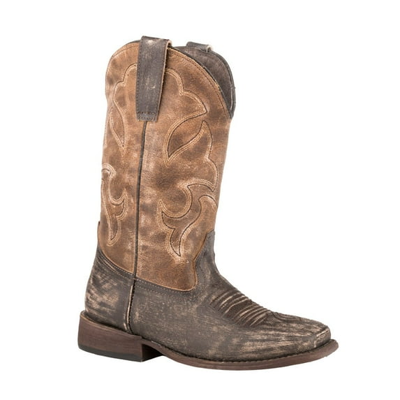 Roper Kids Girls Sawyer Square Toe Boots Mid Calf