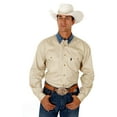 thumbnail image 1 of Roper Men's Long Sleeve 6oz Twill Shirt 6Oz Twill W/Denim Btn Down C L, 0612, 1 of 1