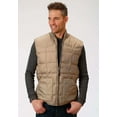 thumbnail image 1 of Roper Mens Khaki Poly-Filled Vest, 1 of 2