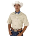thumbnail image 1 of Roper Men's Short Sleeve 6oz Twill Shirt 6Oz Twill W/Denim Btn Down L, 0612, 1 of 1