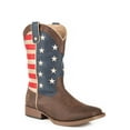 thumbnail image 1 of Roper Mens American Patriotic Square Toe Cowboy  Mid Calf Boots, 1 of 6