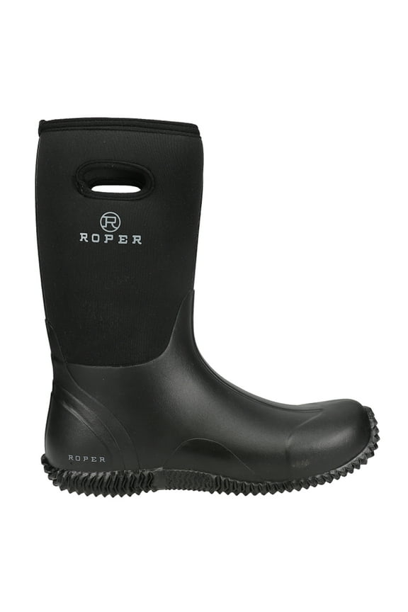 Mens Barnyard Round Toe Pull On Rain  Mid Calf Boots