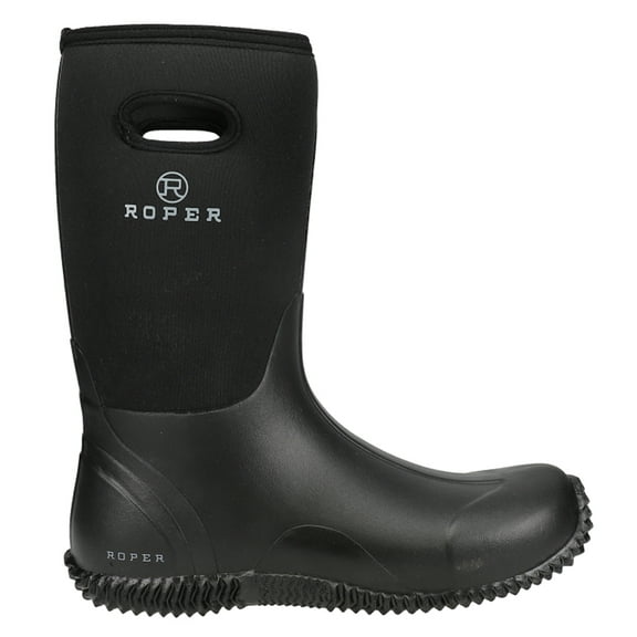 Roper Mens Barnyard Round Toe Pull On Rain Mid Calf Boots