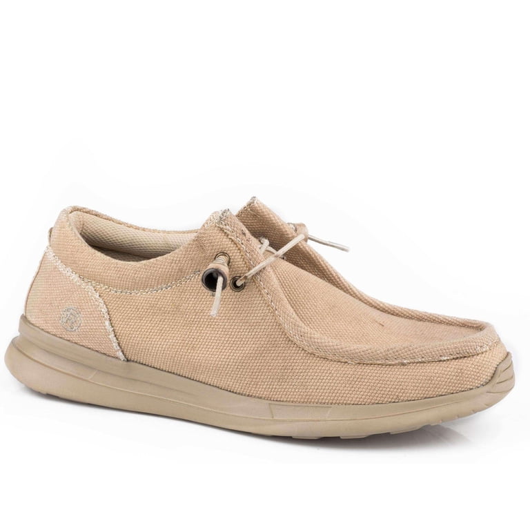 Roper Men\'s Casual Canvas Loafers - Tan Roper Men main image 3