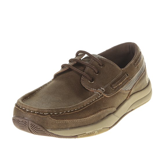 Roper Mens  Clearcut Low Vintage Tan Leather Slip On Casual Shoe