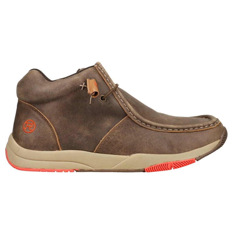 Roper Chukka Boots Men\'s Size 7.5 D Brown Clearcut Low Leather Roper Mens Clearcut Low Leather Casual Shoe main image 3