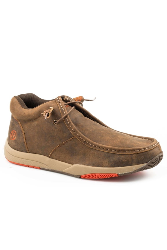Mens Clearcut Round Toe Chukka  Ankle Boots