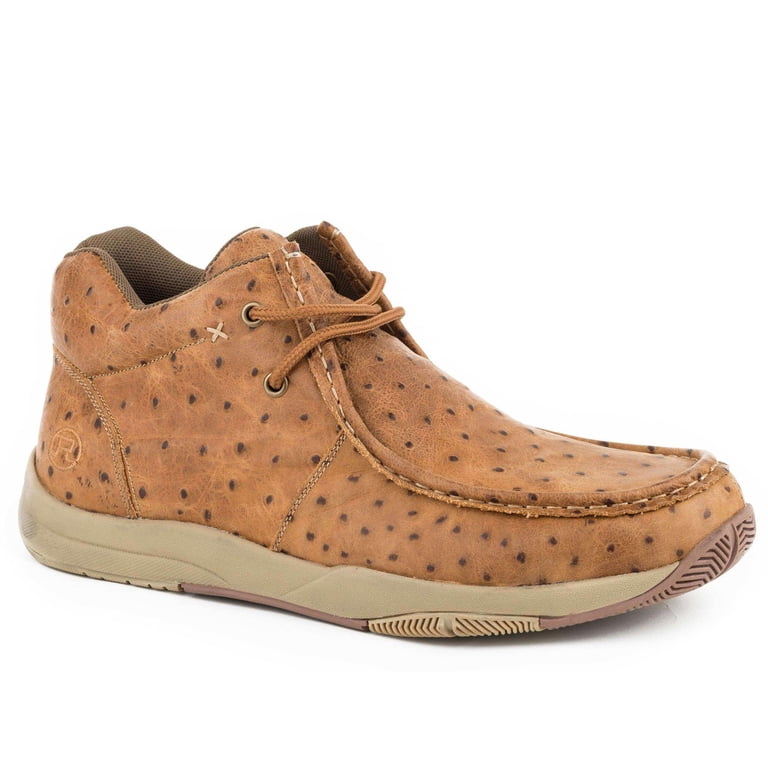 Roper Mens Clearcut Textured Moc Toe Chukka Boots Shoes  display picture 1
