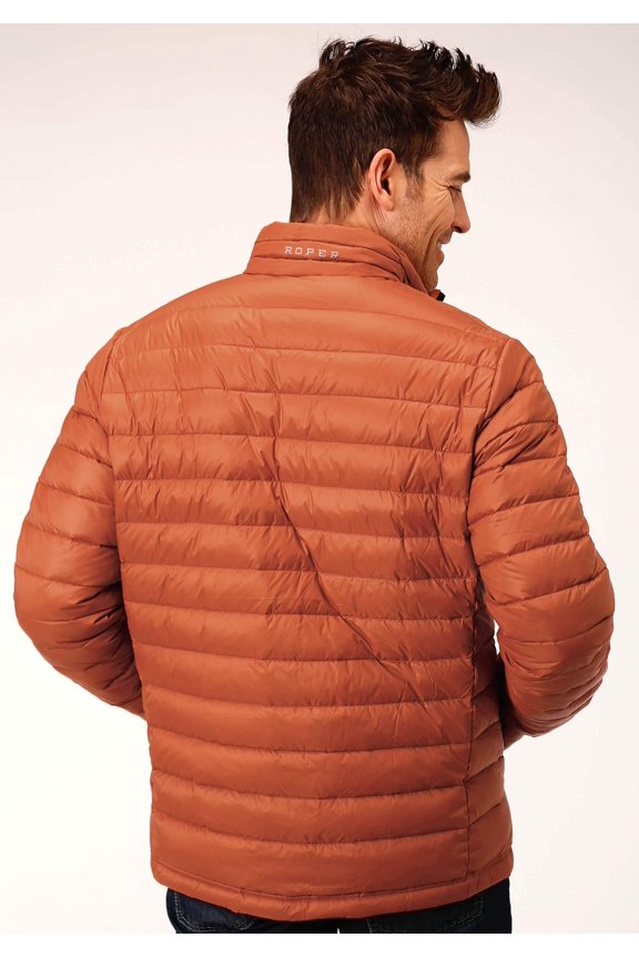 Mens Roper  Outerwear Crushable Parachute Jacket L Rust