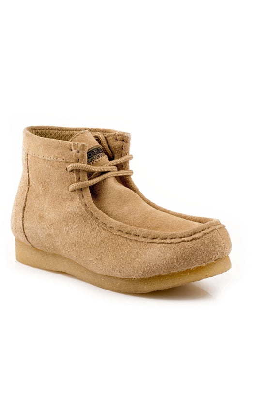 Mens Gum Sticker Round Toe Chukka  Ankle Boots