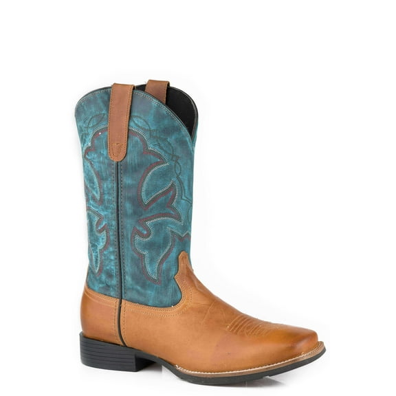 Roper Mens Monterey Square Toe Cowboy  Mid Calf Boots