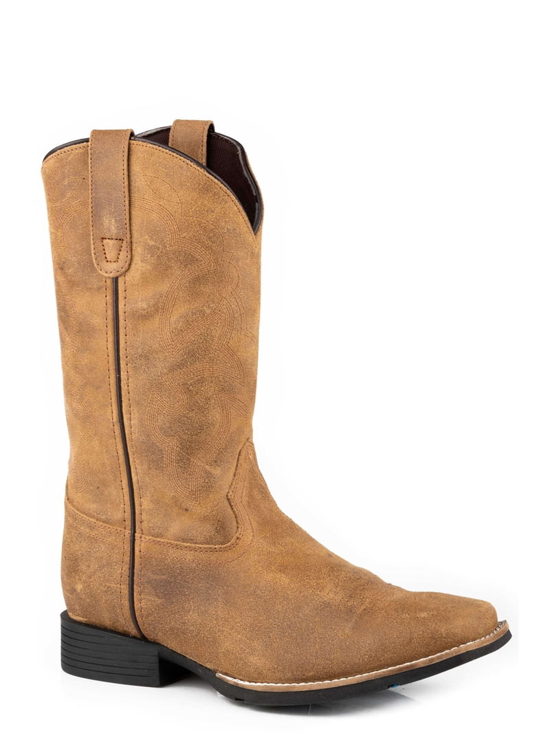 Roper Mens Tan Oiled Suede Leather - Walmart.com display picture 3