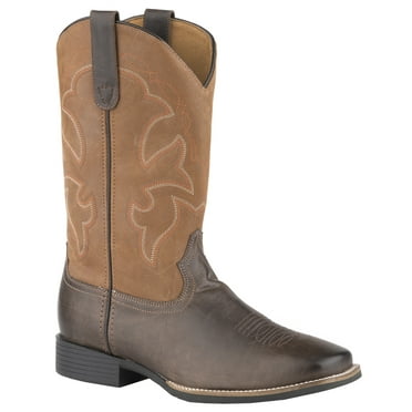 Lucchese Mens Rudy Square Toe Casual Boots Mid Calf - Walmart.com