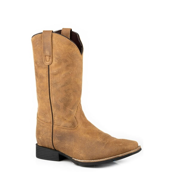 Roper Mens Tan Oiled Suede Leather