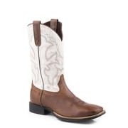 Roper Mens Monterey Square Toe Cowboy Mid Calf Boots