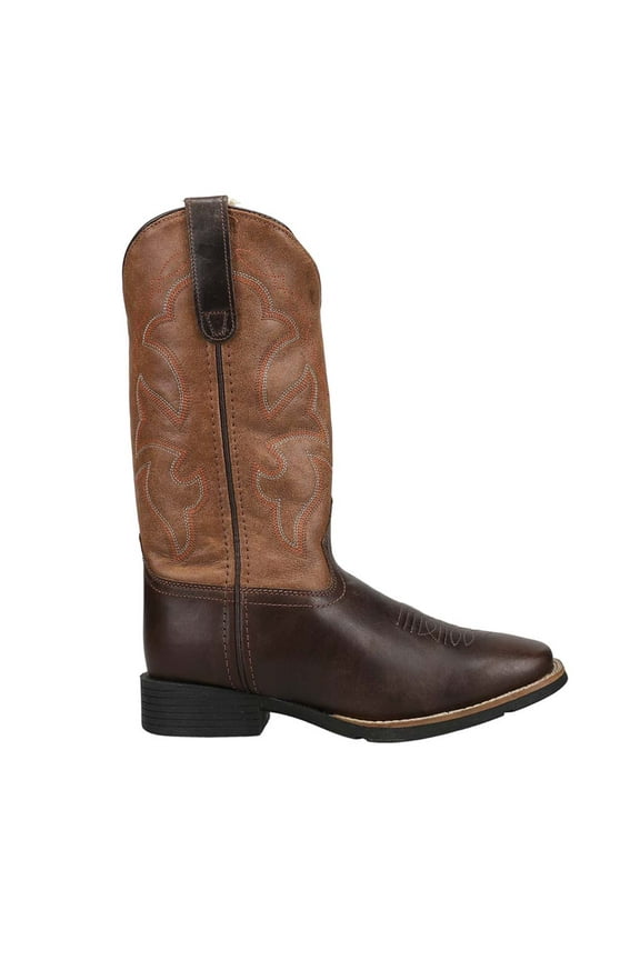Mens Monterey Square Toe Cowboy  Mid Calf Boots