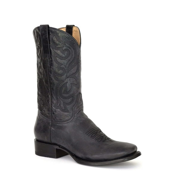 Roper Womens Parker Embroidered Square Toe Cowboy Mid Calf Boots