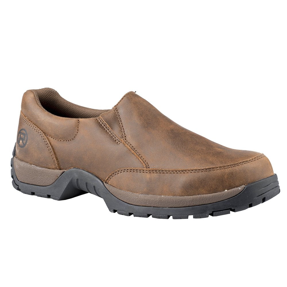 Distressed leather shop shoes