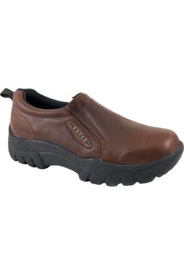 ROPER | MENS 8.5D Dougie Slip On loafer Shoes brown Roper Casual Shoes Mens Dougie Canvas Brown 09-020-1776-2039  main image 2