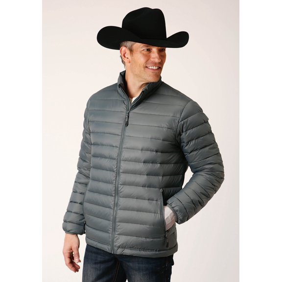 Roper Mens Roper  Outerwear Crushable Parachute Jacket XL Sage