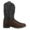 thumbnail image 1 of Roper Mens Trigger TooledInlay Square Toe Pull On Cowboy  Mid Calf Boots, 1 of 2