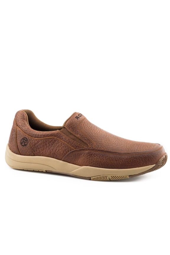 Men's Docks Slip-On Shoes Round Toe Tan 8.5 D(M) US