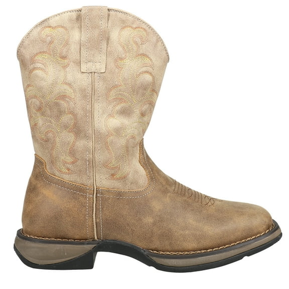 Roper Mens Wilder Ii Embroidered Square Toe Pull On Cowboy  Mid Calf Boots