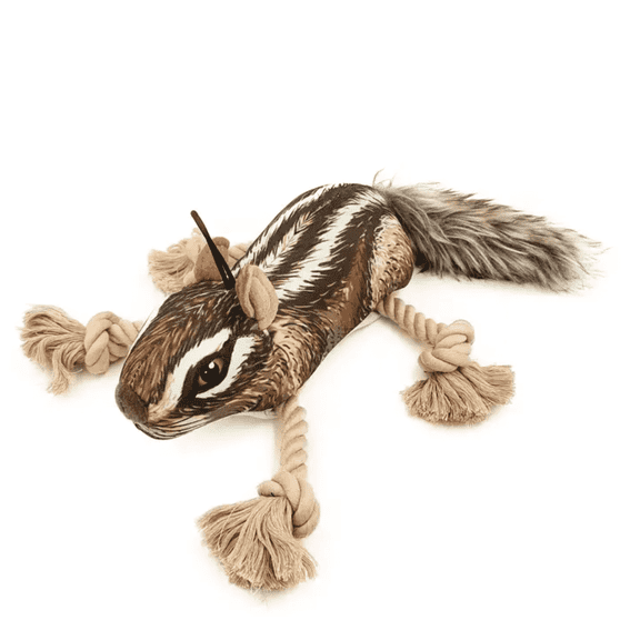 Steel Dog USA Prairie Brown Chipmunk Dog Toy
